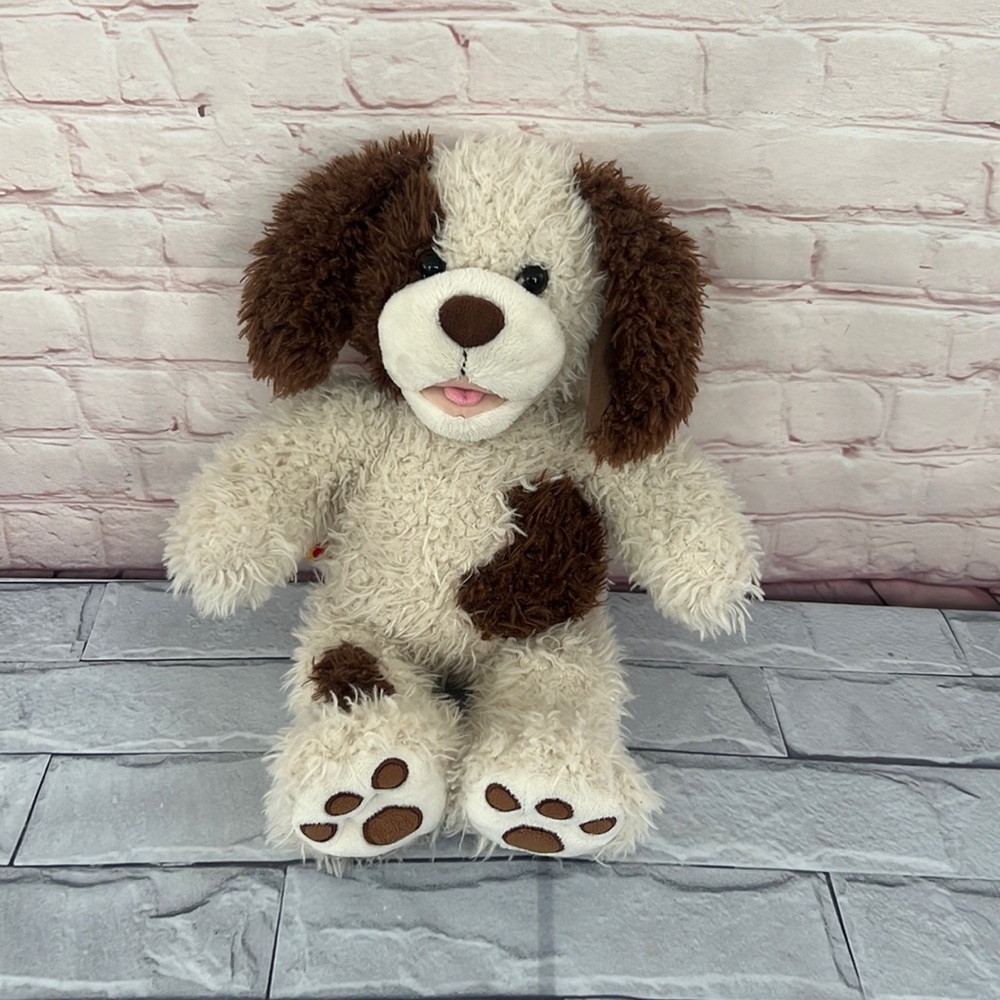 Build a bear workshop puppy plush patches scruffy